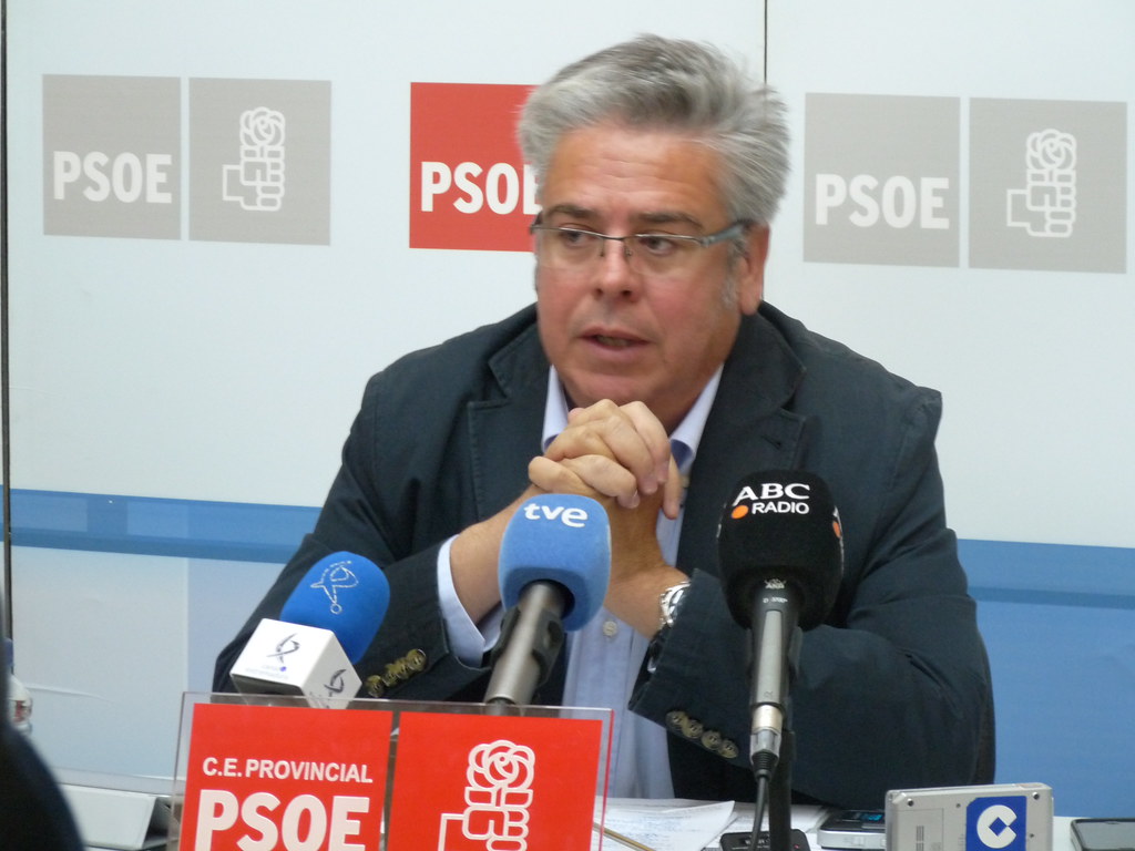 Ignacio Sánchez Amor en rueda de prensa